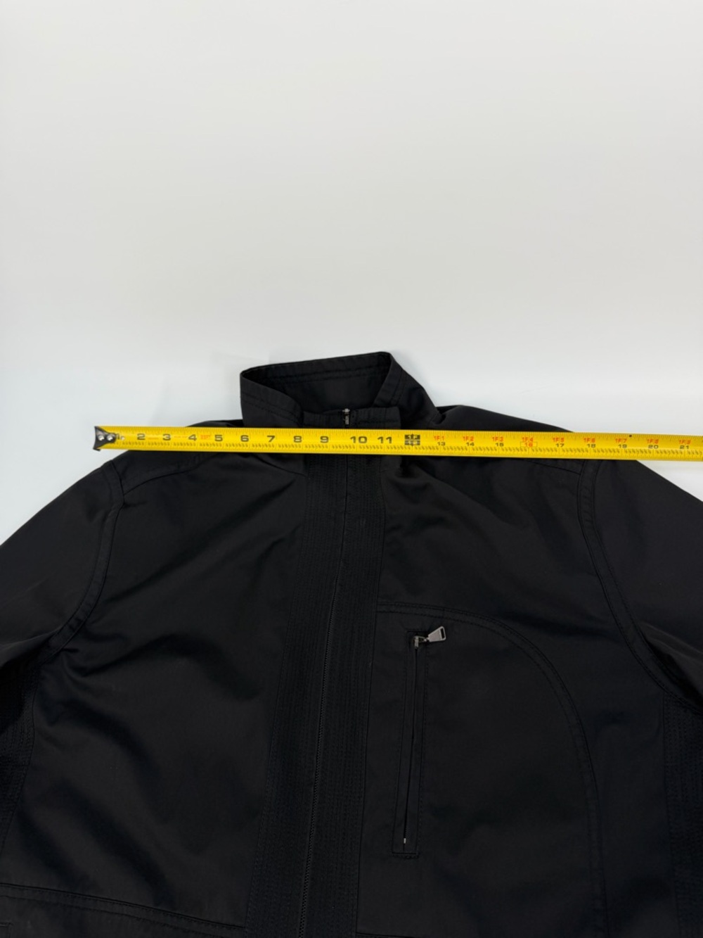 Calvin Klein Men’s Black Lightweight Zip Jacket Stand Collar Casual Coat Size L - Picture 14 of 15
